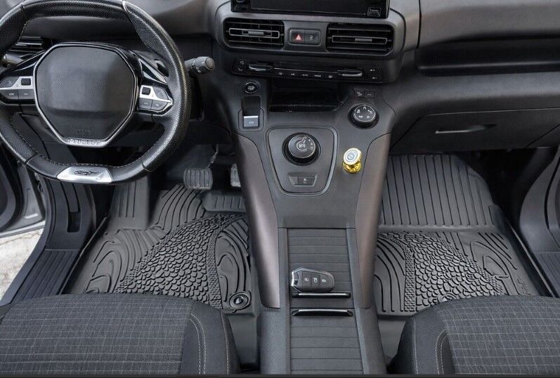 Rizline Premium Peugeot Rifter 2019 Sonrası Havuzlu Paspas | Katlanabilir Ön Yolcu Koltuğu