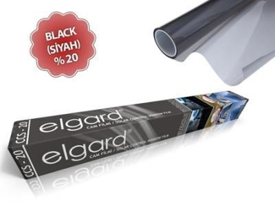 Elgard CCS-20 50cm x 6m Orta Koyu Siyah Ãizilmez Cam Filmi