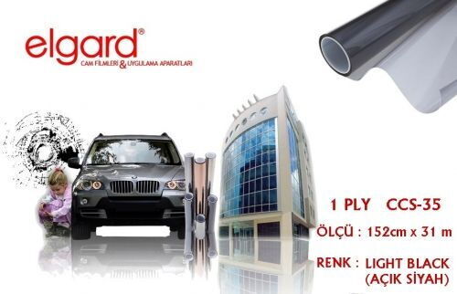 Elgard CCS-35 152cm x 31m AÃ§Ä±k Siyah Ãizilmez Cam Filmi