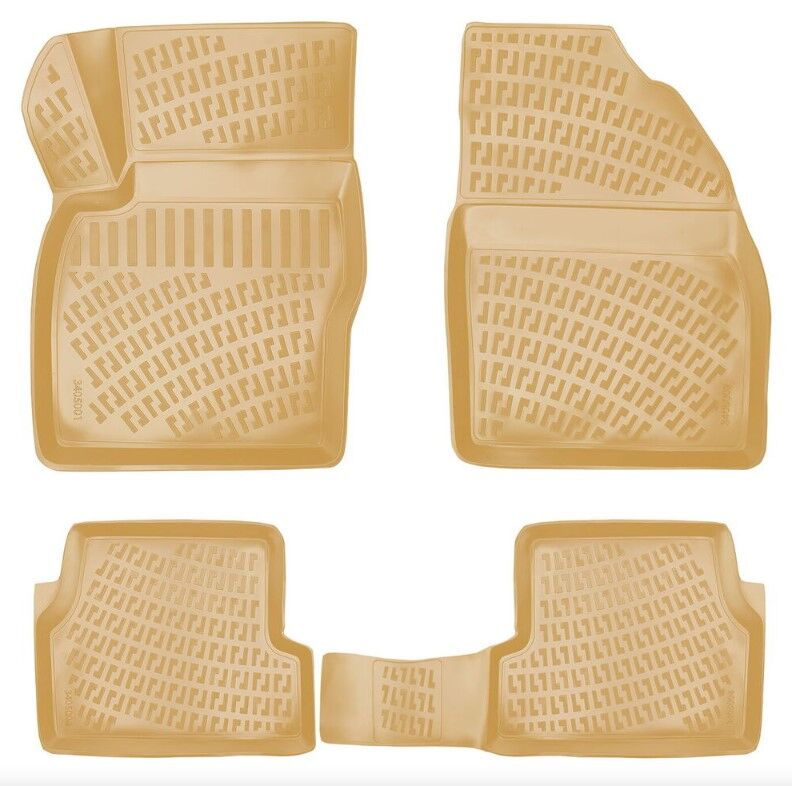 Ford Focus 2005-2011 Havuzlu Paspas Bej
