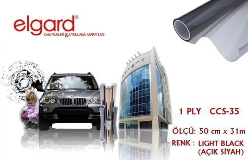 Elgard CCS-35 50cm x 31m AÃ§Ä±k Siyah Ãizilmez Cam Filmi