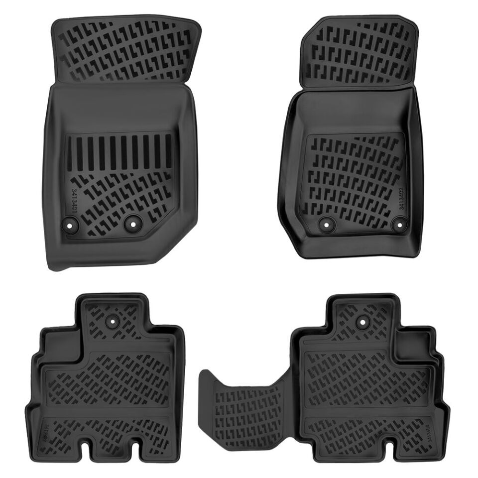 Jeep Wrangler JK 4 KapÄ± 2006-2018 Havuzlu Paspas