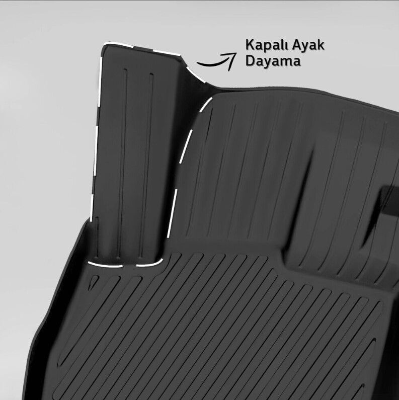 Rizline Premium Skoda Octavia 2020 Sonrası Havuzlu Paspas | e-TSI