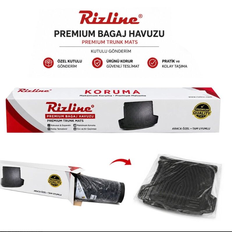 Rizline Premium Togg T10F 2025 Sonrası Bagaj Havuzu