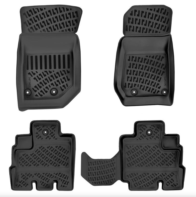 Jeep Wrangler JK 4 Kapı 2006-2018 Havuzlu Paspas