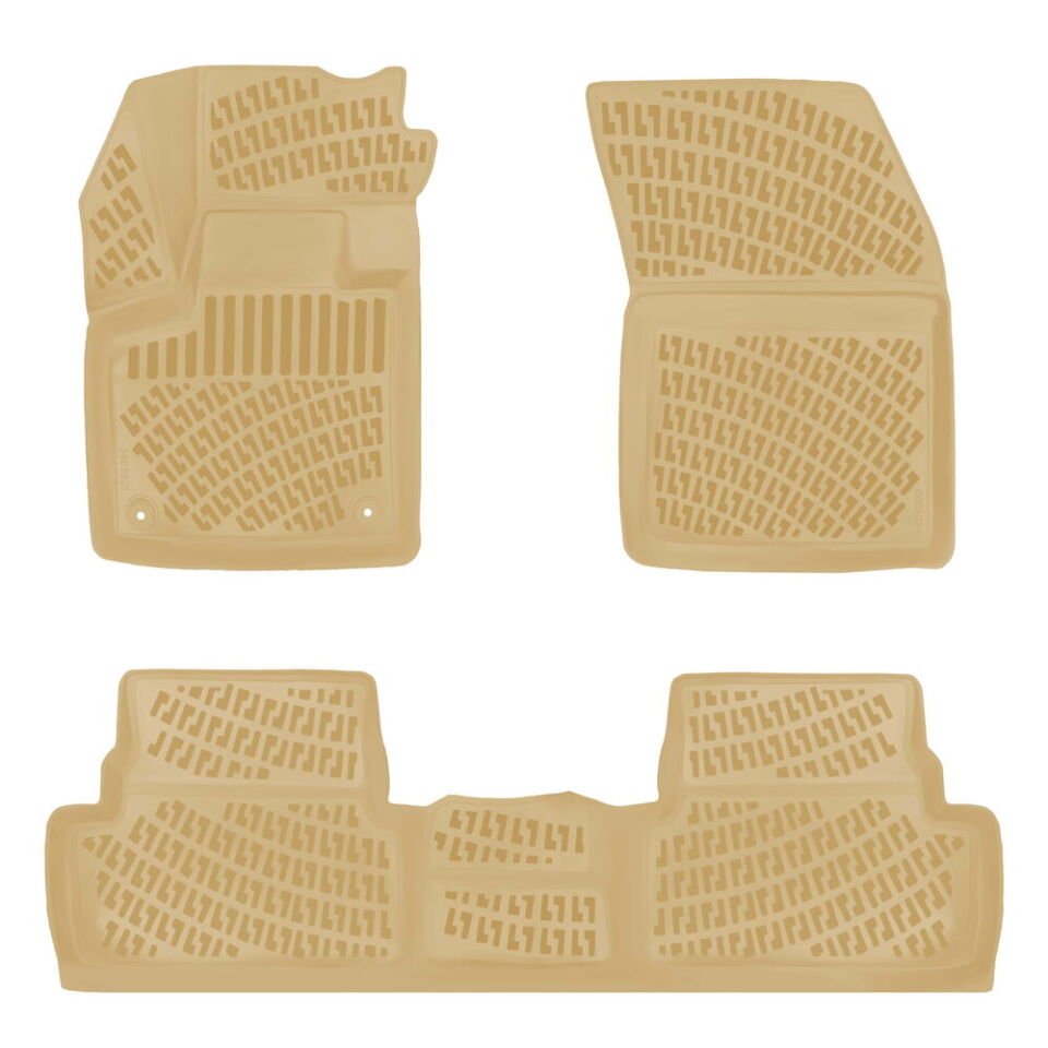 Peugeot 1808 2016-2023 Havuzlu Paspas Bej