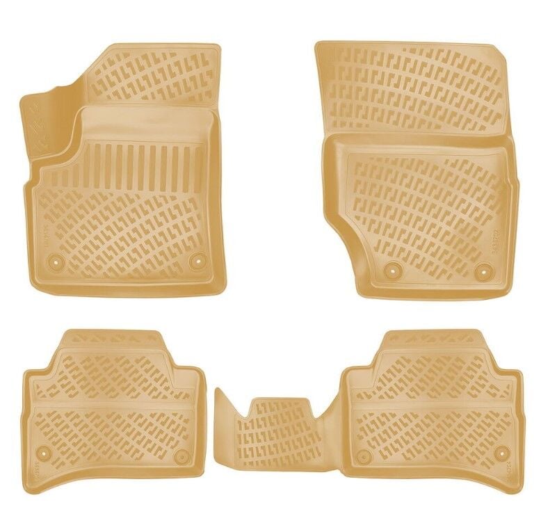 Volkswagen Touareg 2002-2010 Havuzlu Paspas Bej