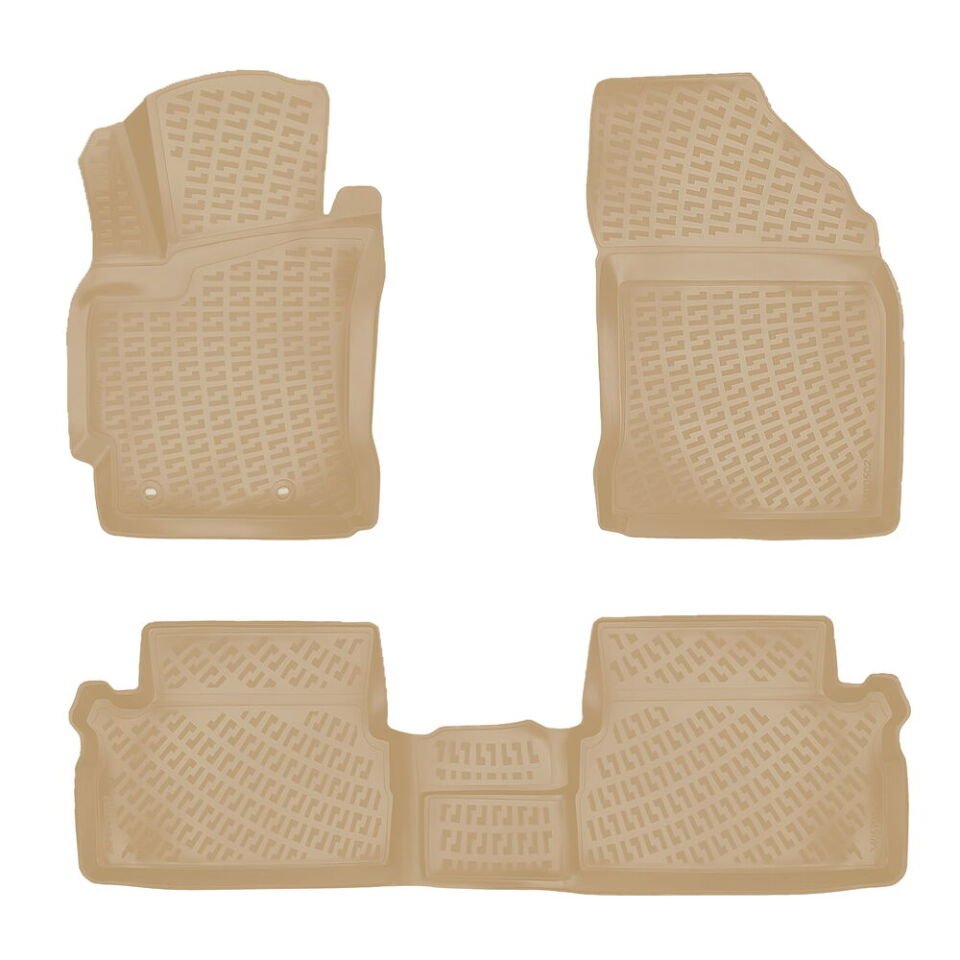 Toyota Auris 2013 SonrasÄ± Havuzlu Paspas Bej