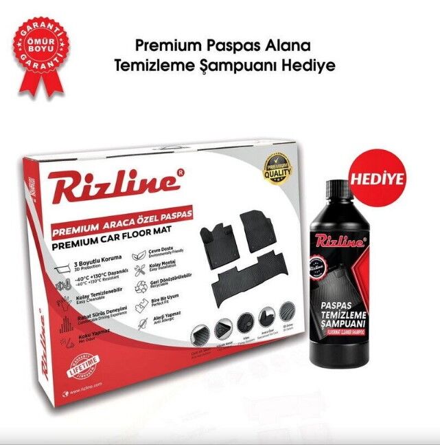 Rizline Premium Cupra Formentor 2020 Sonrası Havuzlu Paspas | e-Tsi