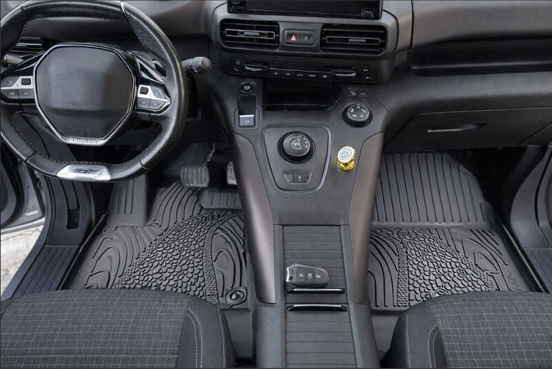 Rizline Premium Opel Combo 2019 Sonrası Havuzlu Paspas | Katlanabilir Ön Yolcu Koltuğu
