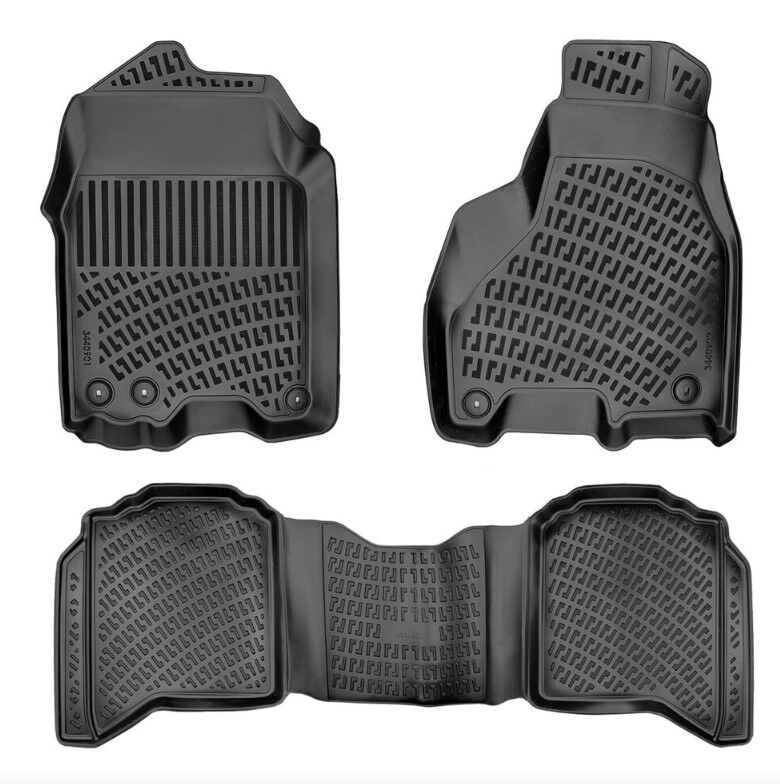 Dodge Ram 2500-3500 Crew Cab/Halı Zemin/ Otomatik Vites 2009-2019 Havuzlu Paspas