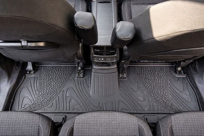 Rizline Premium Fiat Doblo 2023 Sonrası Havuzlu Paspas | Katlanabilir Ön Yolcu Koltuğu